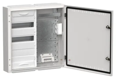 Корпус шкафа IEK TITAN 5 ЩРн-36 (2х36), 585×570×140 мм, IP30, белый