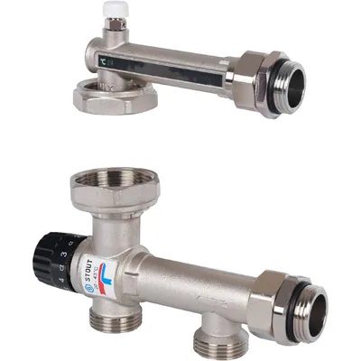 Насосно-смесительный узел STOUT SDG-0120-005010, термоклапан 20–55 °C, резьба 1", без насоса