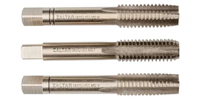 Набор метчиков ZALTAR ZA-10028, HSS DIN 352, M12×1,75, 3 шт.