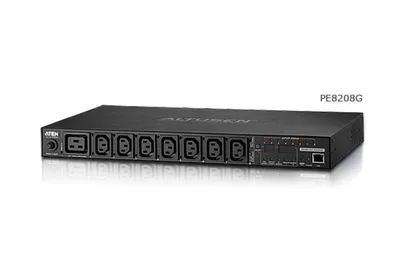 Блок распределения питания ATEN PE8208G, 16 А, 8 розеток, 1U