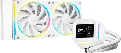 СВО Deepcool LM240 WH R-LM240-WHDMMC-1, 240мм, 280W TDP, белый