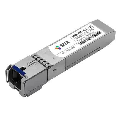 Оптический модуль SNR SNR-SFP-W17-120, SFP WDM 1000Base-BX, SC, 1510/1570 нм, до 120 км