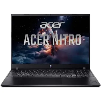 Ноутбук Acer Nitro V 16S ANV16-I31-76Z5 Core 7 240H 16Gb SSD512Gb NVIDIA GeForce RTX 5070 8Gb 16" IPS WUXGA (1920x1200) без ОС black WiFi BT Cam (NH.U5DCD.002)