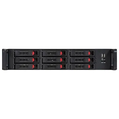Серверный корпус Exegate EX285224RUS, 2U, 650мм, 9xHotSwap