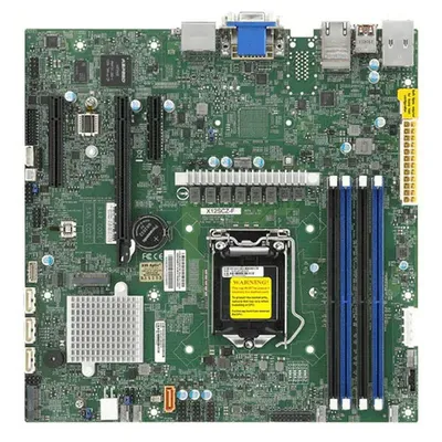 Материнская плата Supermicro X12SCZ-F (MBD-X12SCZ-F-B), LGA1200, W480, microATX
