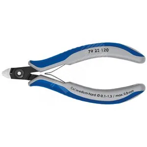 Бокорез Knipex KN-7922120, прецизионный, 120 мм, вороненый