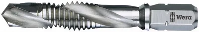 Метчик-насадка WERA 847/1 HSS WE-104643, M6, хвостовик 1/4"