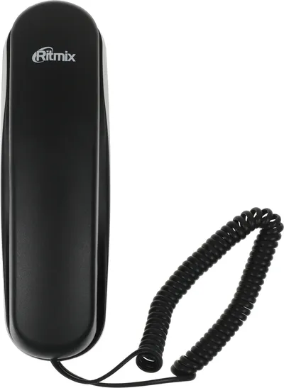 Телефон проводной Ritmix RT-002 черный