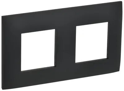 Рамка для выключателей IEK SKANDY SK-F02G, 2-местная, графит