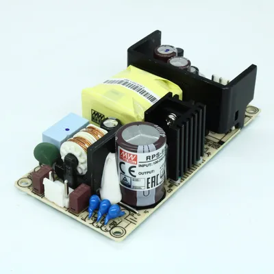 Блок питания Mean Well RPS-60-15, AC-DC med, 60Вт, 15В/4A, открытая плата