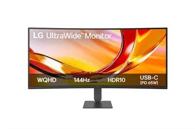 Монитор LG 34U640B-B-NC1, 34" VA, 3440x1440, 144 Гц, изогнутый