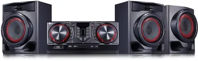 Минисистема LG XBOOM CJ45, 720 Вт, CD, FM, USB, Bluetooth, караоке