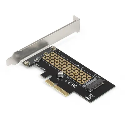 Переходник ExeGate EXE-534, M.2 M key → PCI-E x4 v3.0, планки full/low profile