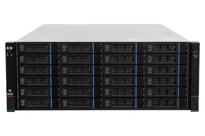 Серверная платформа SNR-SR4324RS  Rack 4U,2xXeon FCLGA4189(upto TDP 270),32xDDR4/3200MHz(upto 12TB),24xHDD LFF/SFF SATA,noRAID,upto2xM.2,3xPCIx8 riser,2x1200W