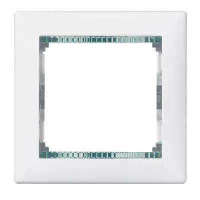Рамка IEK 694243, Valena DIY, 1-местная, IP44, 82×82 мм, белый кристалл