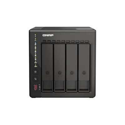 СХД QNAP TS-453E-8G, 4 отсека SATA, Celeron J6412, 8 ГБ, 2×2,5GbE