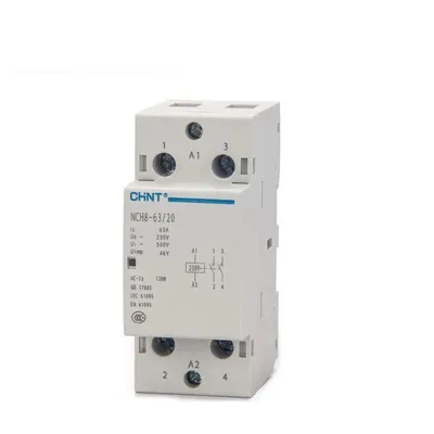 Контактор модульный CHINT NCH8-63/20, 63А, 2НО, AC 220/230В