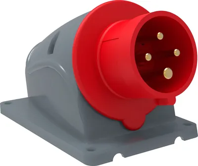 Вилка CEE IEK MAGNUM PSN52-016-4, 16 А, 3P+PE, 380–415 В, IP44