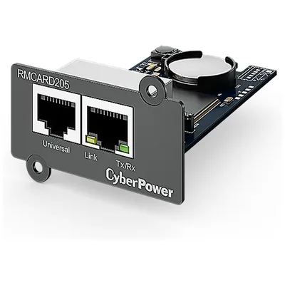 Карта удаленного управления CyberPower RMCARD205, SNMP, для ИБП серий OL, OLS, PR, OR