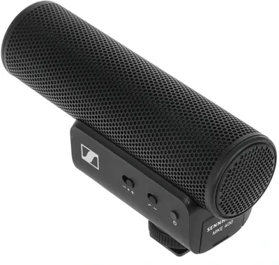 Микрофон Sennheiser MKE 400, конденсаторный, суперкардиоид, 3.5 мм, накамерный
