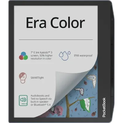 Электронная книга PocketBook PB700K3-1-WW ERA, 7" E-Ink Kaleido 3, 32ГБ
