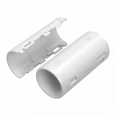 Муфта разборная Промрукав PR13.0420, D32 мм, HF, IP40, белая