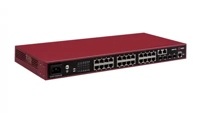 Коммутатор QTECH QSW-3750-28T-POE-AC-R, L2, 24×1GbE PoE, 4×SFP