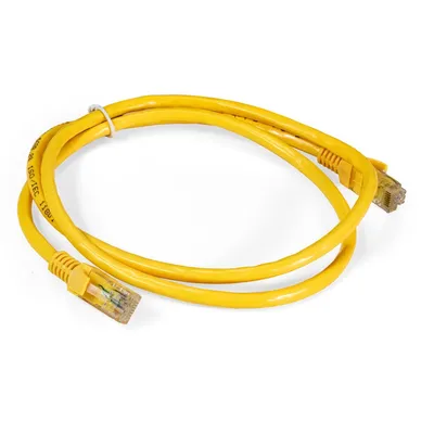 Патч-корд ExeGate EX297187RUS, UTP кат.6, RJ45-RJ45, 1м, желтый