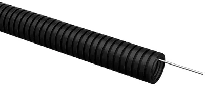 Труба гофрированная IEK ELASTA ET-TG21-121-025-050-K02, ПВХ, d=25 мм, с зондом, 50 м