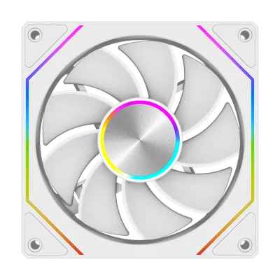 Кулер PCCooler FG120R ARGB WH, 120мм, PWM, ARGB, 1800RPM