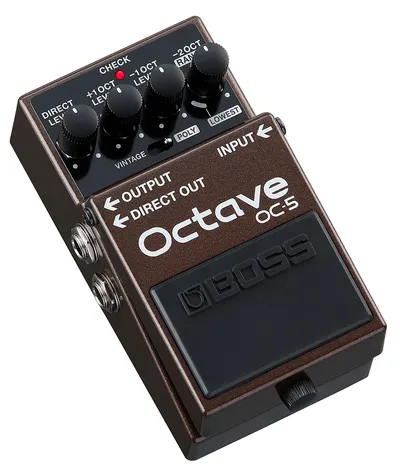 Педаль эффектов Boss OC-5, октавер для гитары и баса, 9 В