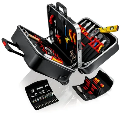 Чемодан инструментальный Knipex BIG Twin Move Elektro KN-002141, 525×277×435 мм