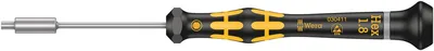 Отвертка WERA WE-030411, торцевая, SW1.8, 60 мм, антистатическая ESD