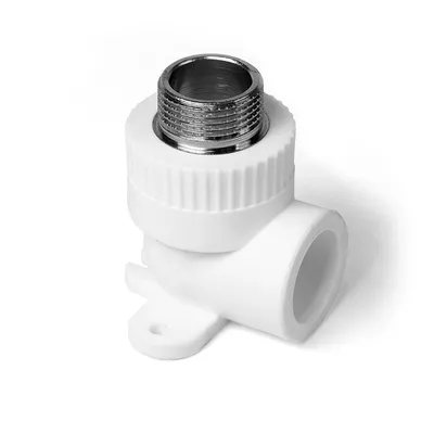 Водорозетка PRO AQUA PA28108P, PPR, 20 мм × 1/2" НР, белая