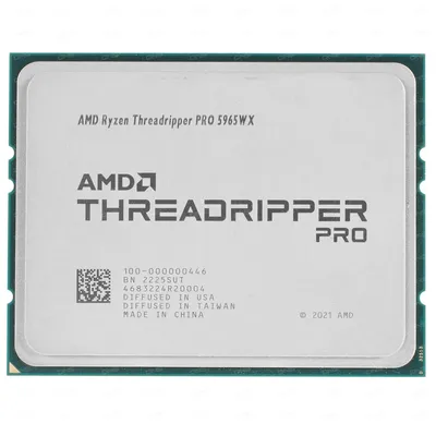 Процессор AMD 100-000000446, Ryzen Threadripper 5965WX, sWRX8, OEM