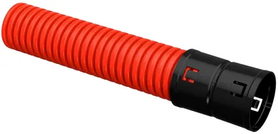 Труба гофрированная IEK ELASTA CTG12-063-K04-100-R, двустенная ПНД, 63 мм, 100 м