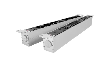 Блок розеток ЦМО R-32-12C13-I-440-K, 12×C13, 32 А, 19", 1U