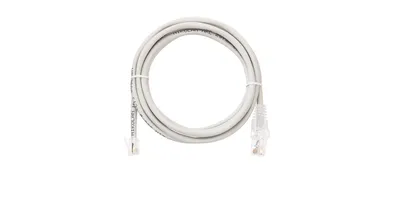Патч-корд NIKOMAX NMC-PC2UC25T-010-C-GY, U/UTP 2 пары, кат.3, RJ11/6P4C–RJ45/8P8C, 1 м