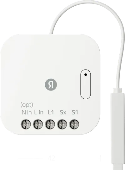 Умное реле Яндекс YNDX-00537, 1 канал, Zigbee 3.0, 220–240 В, 1800 Вт