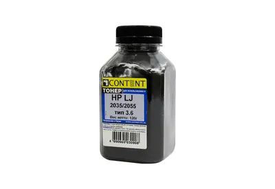 Тонер Content P2035/2055, чёрный, 120г, банка