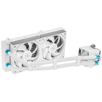 СЖО Thermalright Frozen Infinity 240 White (TRFI240W), 2×120 мм ARGB PWM, медный водоблок