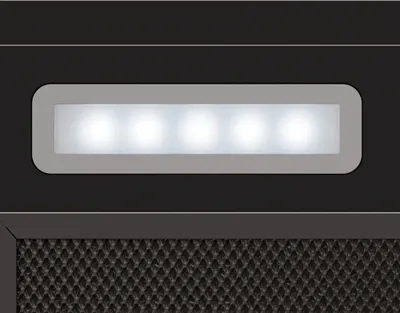 Вытяжка встраиваемая Lex Hyper 600 Light BBL черный управление: кнопочное (1 мотор)