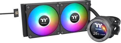 Система водяного охлаждения Thermaltake TH280 V2 Ultra EX ARGB CL-W416-PL14SW-A, 280мм, LCD, 360W TDP