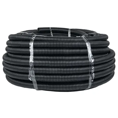 Труба гофрированная EKF PROxima tpnd-32n, ПНД, d 32 мм, с зондом, 50 м
