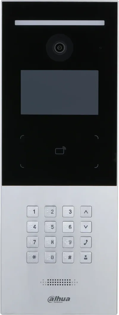 Вызывная панель Dahua DHI-VTO6521F-S2, IP, 4.3" LCD, механическая клавиатура