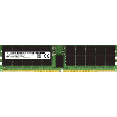 Модуль памяти Micron MTC40F2046S1RC64BH1, DDR5, 64 ГБ, 6400 MT/s, CL52, RDIMM ECC