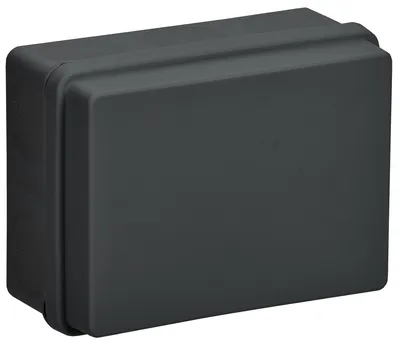 Коробка распаячная IEK КМ42441, 150×110×70 мм, IP67, безгалогенная, чёрная
