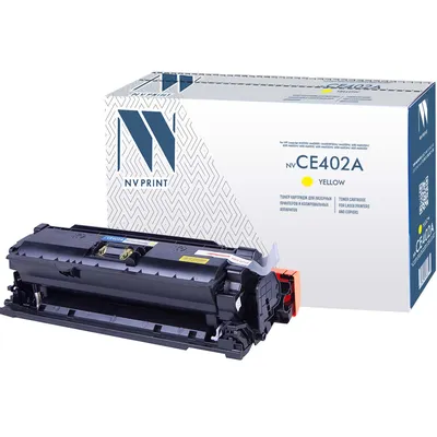 Картридж NV Print NV-CE402AY, жёлтый, для HP Color LaserJet 500, 6000 стр.