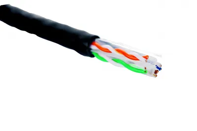 Кабель Eurolan 19C-U6-12BL-B305, UTP кат.6, 4 пары, 305м, чёрный