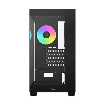 корпус Ocypus Gamma C52 BK ARGB, MATX, USB3.0*1+USB2.0*2, SIDE 2x120mm ARGB, REAR 1x120mm ARGB (существенное повреждение коробки)